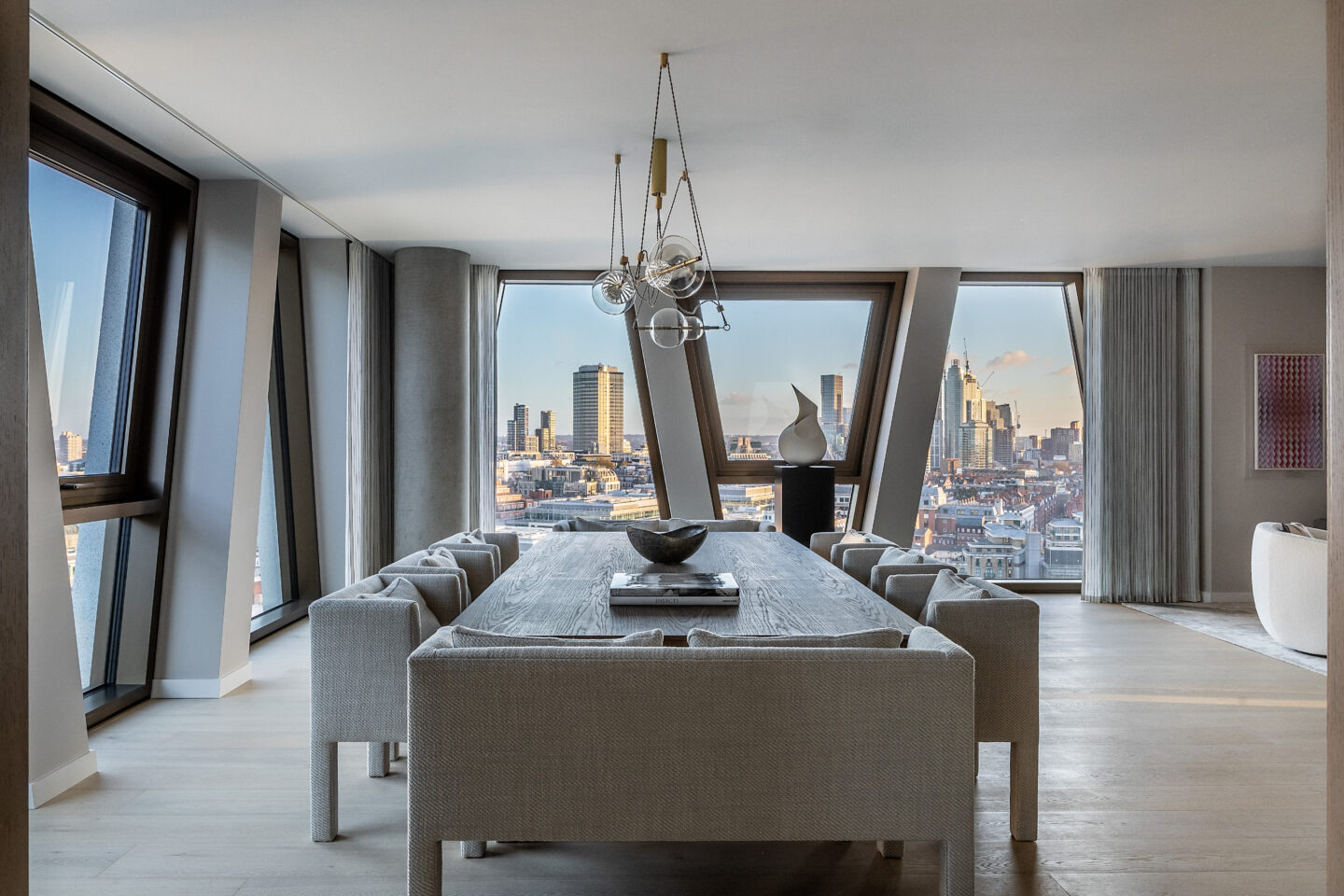 Dining room table at Orchard Place