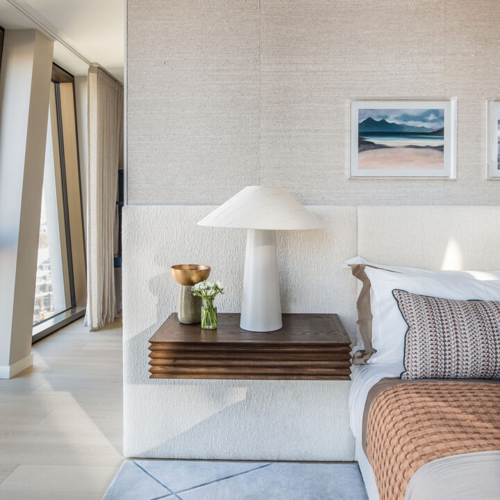 Master bedroom at Orchard Place