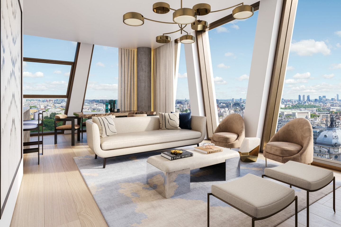 Living room at Orchard Place