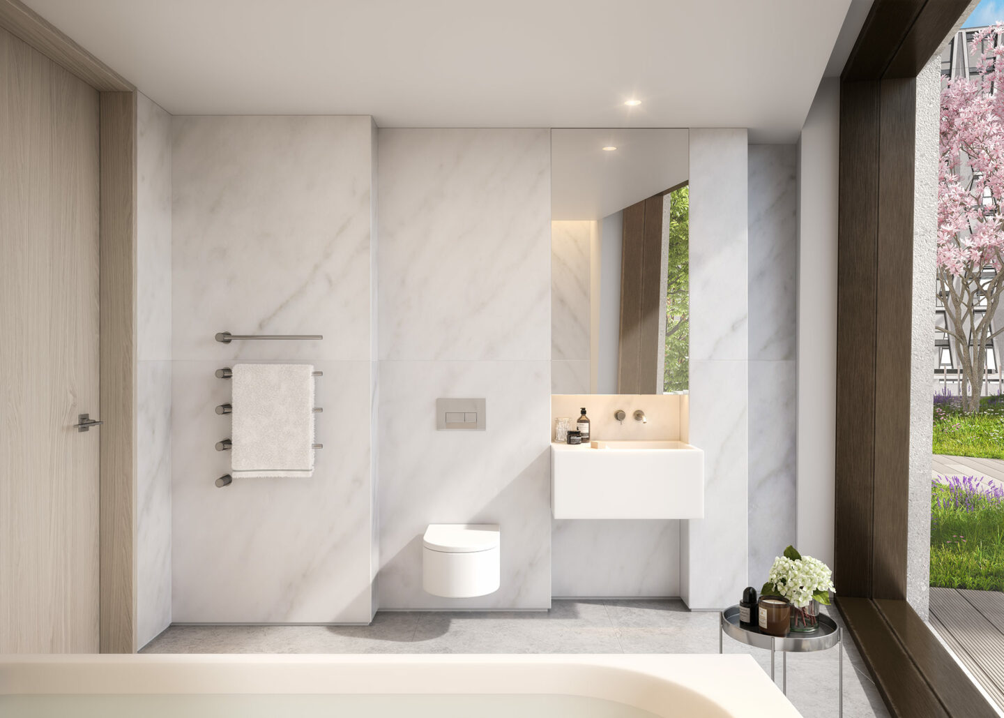Ensuite in apartment at Orchard Place