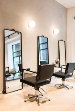Hairdressing chairs at Orchard Place