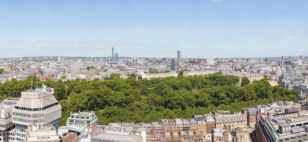 View over St. James' at Orchard Place